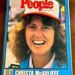 NASA CHALLENGER DISASTER People Magazine Christa McAuliffe 02/10/1986